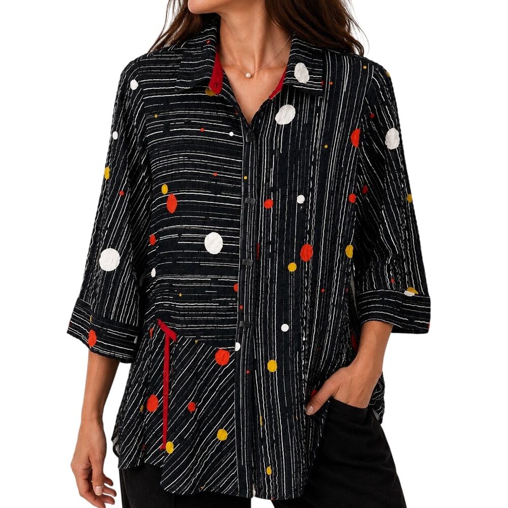 Moonlight by Y & S Medium Wearable Art to Wear Artsy Shirt Top Autumn Harvest